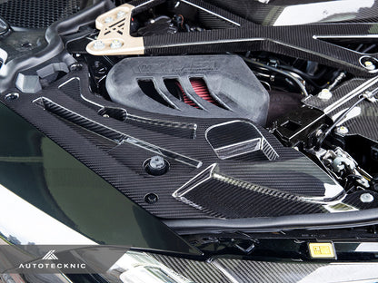 Juego de molduras para el compartimento del motor AutoTecknic Dry Carbon V2 - G80 M3 | G82/G83 M4