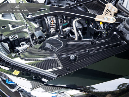 Juego de molduras para el compartimento del motor AutoTecknic Dry Carbon V2 - G80 M3 | G82/G83 M4