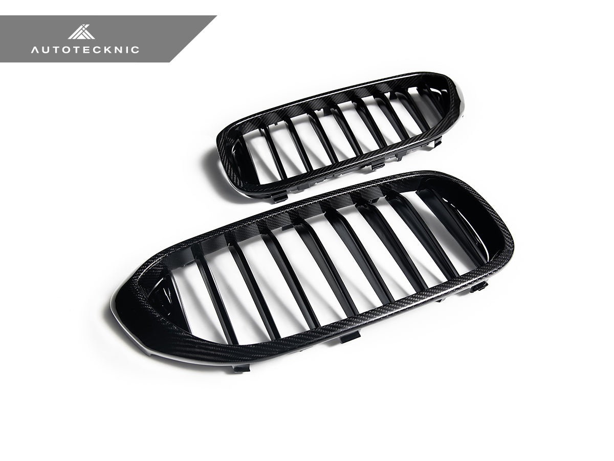 Parrilla delantera de fibra de carbono AutoTecknic - Serie 5 G30 pre-LCI
