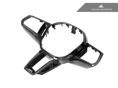 AutoTecknic カーボンファイバー Steering ホイール Trim - G60/ G61 5-シリーズ