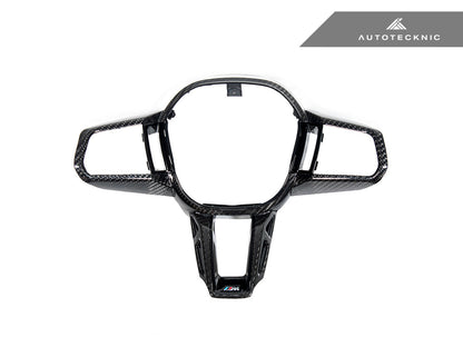 AutoTecknic カーボンファイバー Steering ホイール Trim - G60/ G61 5-シリーズ