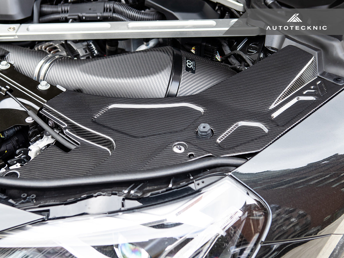 AutoTecknic Dry Carbon Engine Bay Trim Set - G87 M2