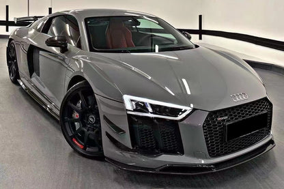 DarwinPRO 2016-2018 Audi R8 GEN2 Coupe & Spyder Performance Parts Style Dry Carbon Fiber Front Lip