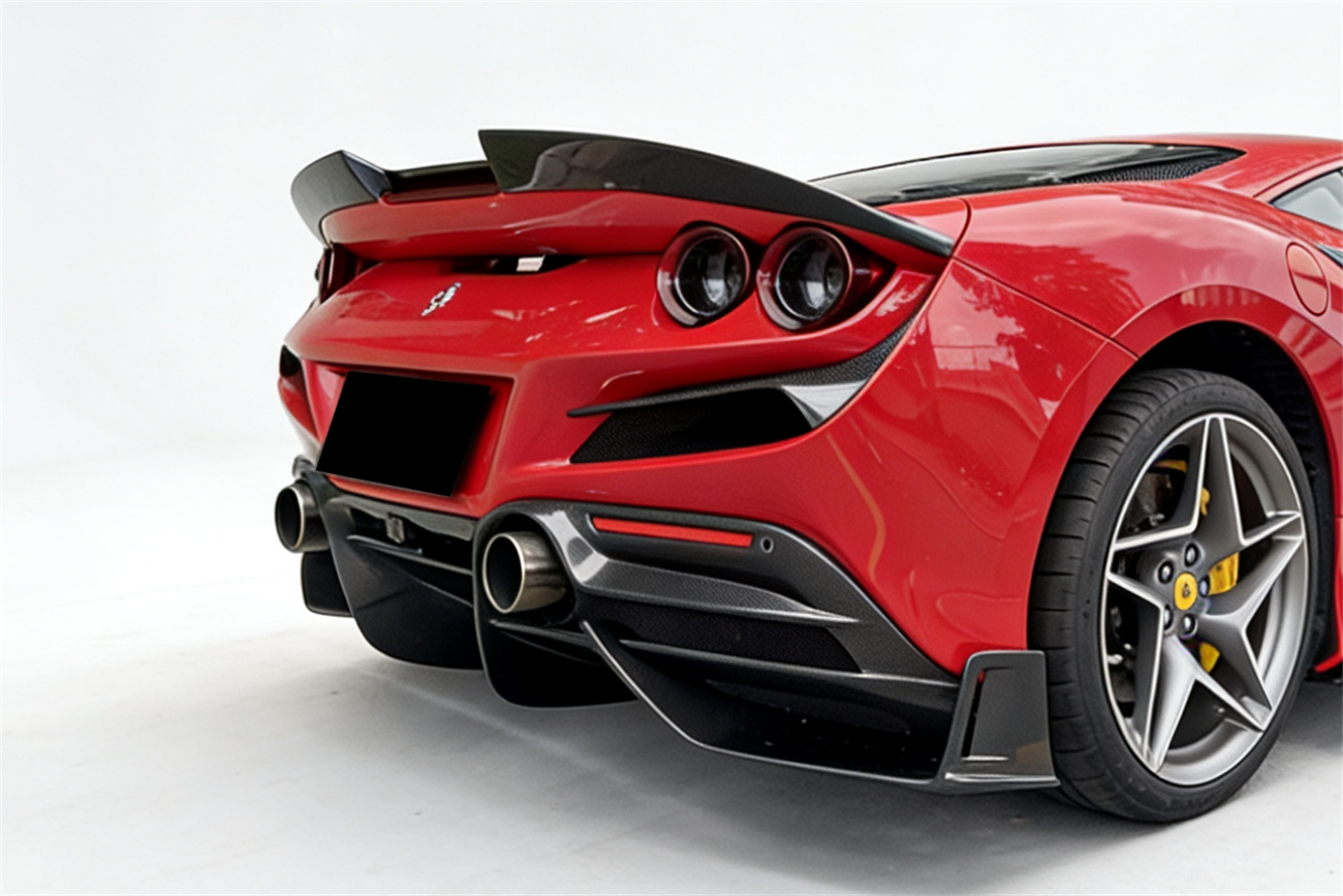 Carbonado MSY Style Autoclave Carbon Fiber Rear Diffuser | 2019-2024 Ferrari F8