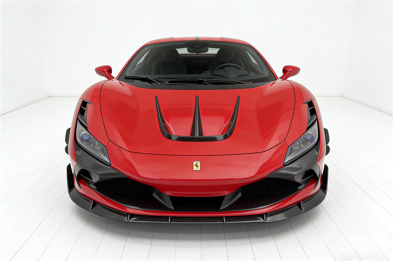 Carbonado MSY Style Autoclave Carbon Fiber Front Lip Splitter | 2019-2024 Ferrari F8