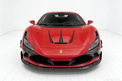 Carbonado MSY Style Autoclave Carbon Fiber Front Lip Splitter | 2019-2024 Ferrari F8