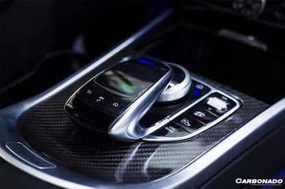 Carbonado 2019-2022 Mercedes Benz W464 G550 & G63AMG G-Class Dry Carbon Fiber Center Console Replacement
