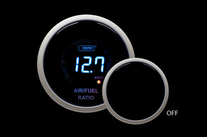 Prosport 2-1/16" Digital Air Fuel Ratio & Volt Gauge - Blue