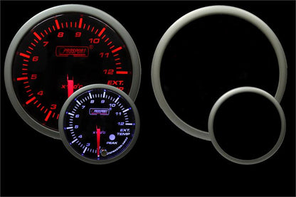 Prosport 2-1/16" Amber/White Premium Metric EGT Gauge