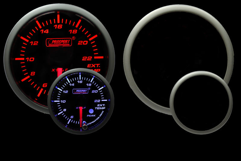 Prosport 2-1/16" Premium Amber / White EGT Gauge