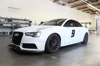 APR Stock Bumper Carbon Fiber Front Wind Splitter (2013-2016 Audi S5 / RS5)