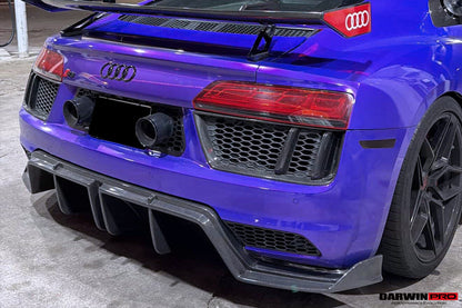 DarwinPRO iMP Performance Carbon Fiber Rear Diffuser | 2016-2018 Audi R8 GEN2 Coupe & Spyder