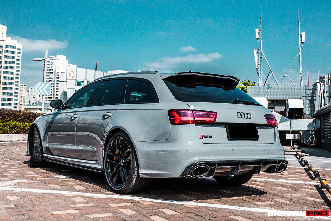 DarwinPRO Carbon Fiber Rear Lip | 2013-2018 Audi RS6 Avant