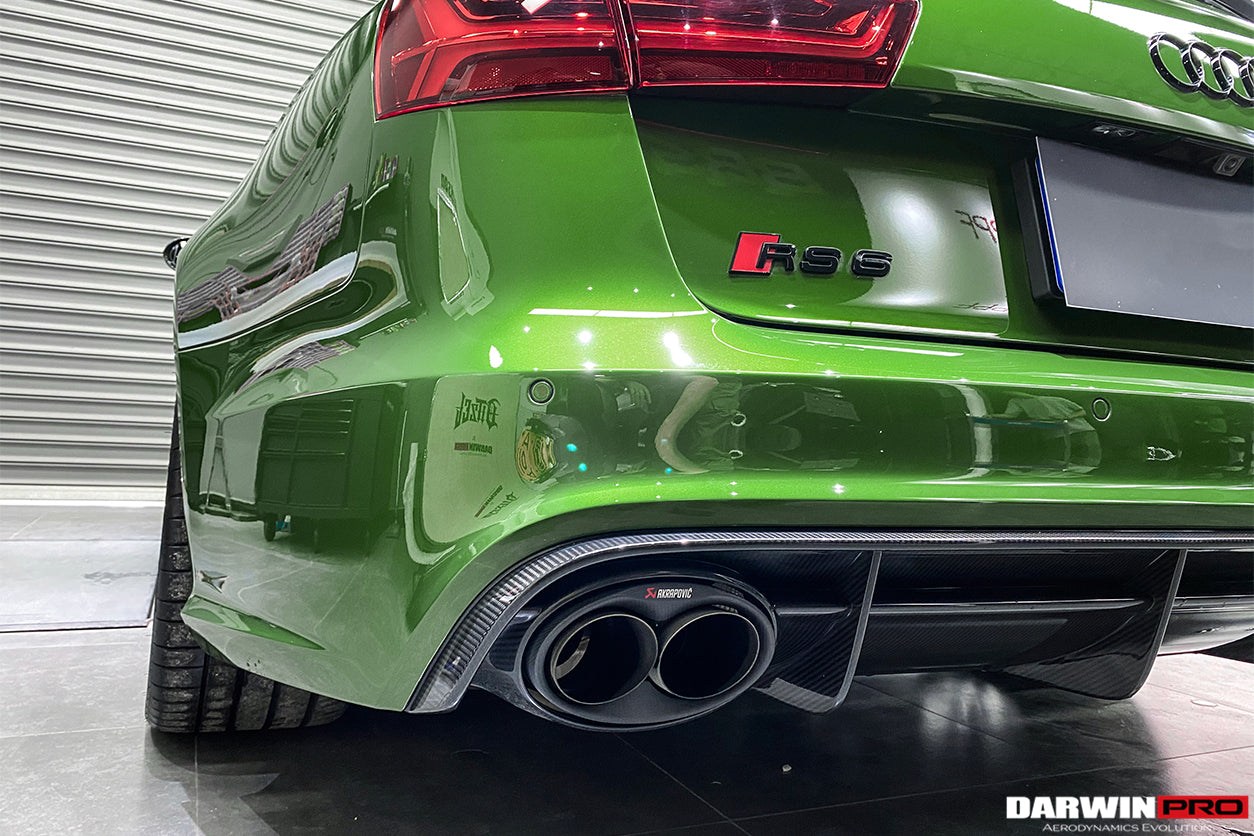 DarwinPRO Carbon Fiber Rear Lip | 2013-2018 Audi RS6 Avant