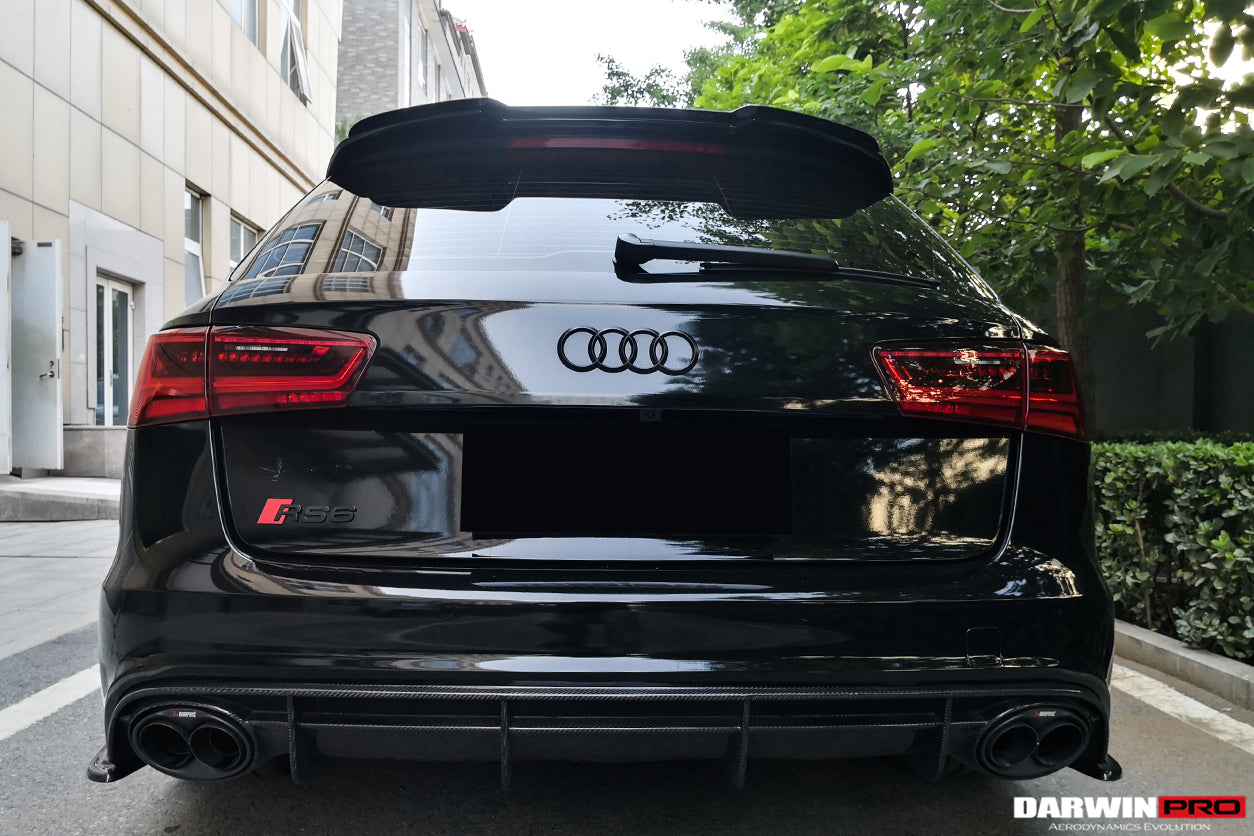DarwinPRO Carbon Fiber Rear Lip | 2013-2018 Audi RS6 Avant