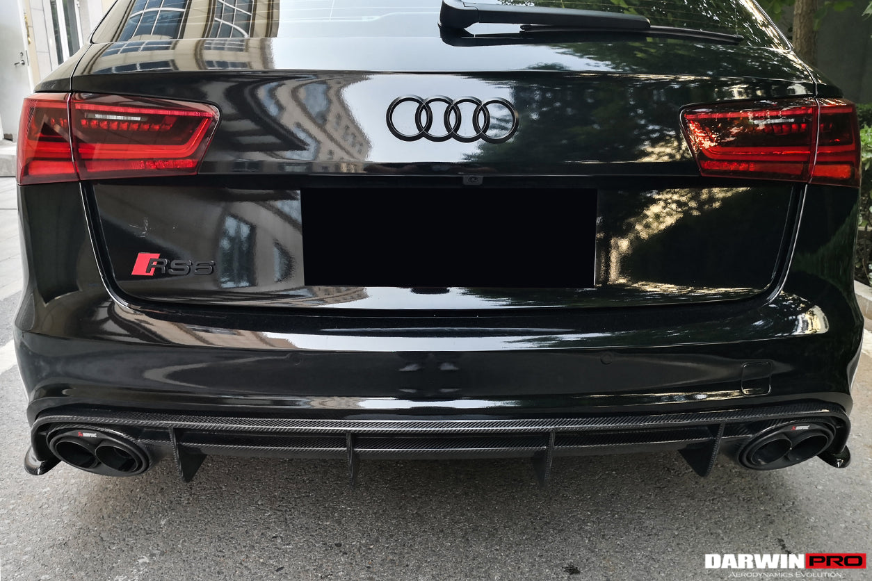 DarwinPRO Carbon Fiber Rear Lip | 2013-2018 Audi RS6 Avant