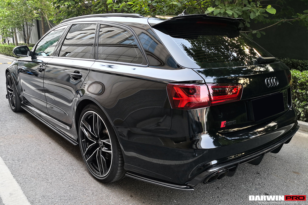 DarwinPRO Carbon Fiber Rear Lip | 2013-2018 Audi RS6 Avant