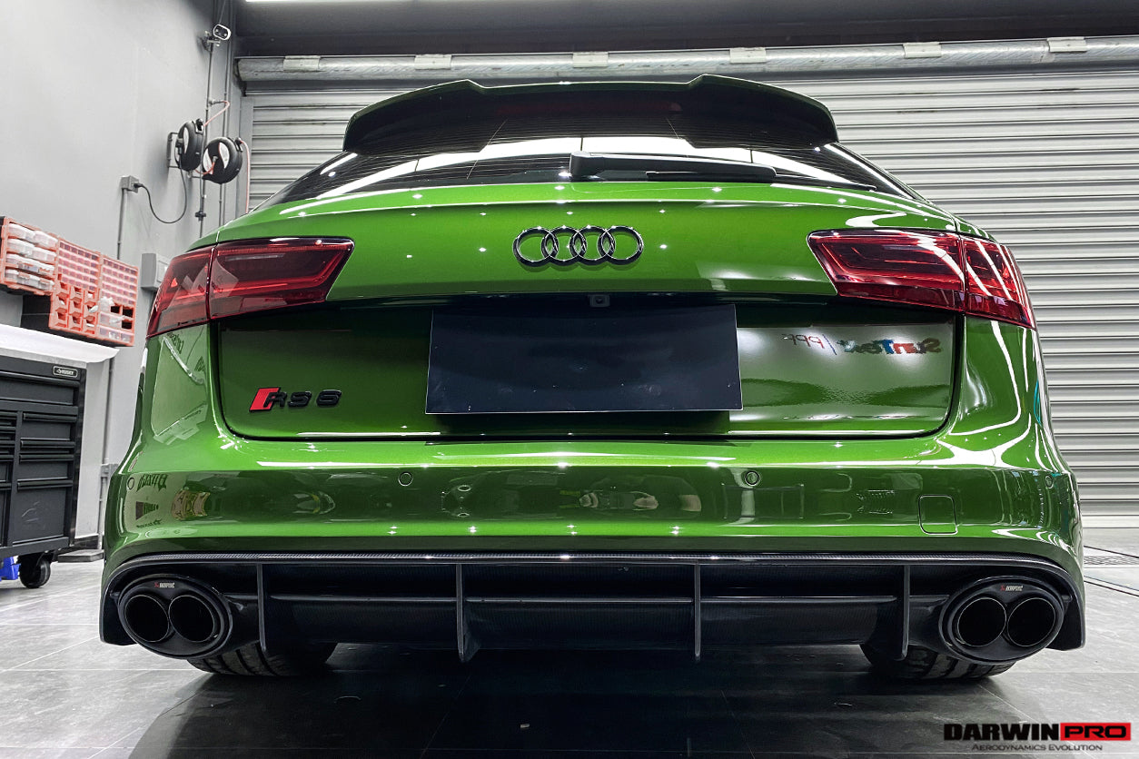 DarwinPRO Carbon Fiber Rear Lip | 2013-2018 Audi RS6 Avant