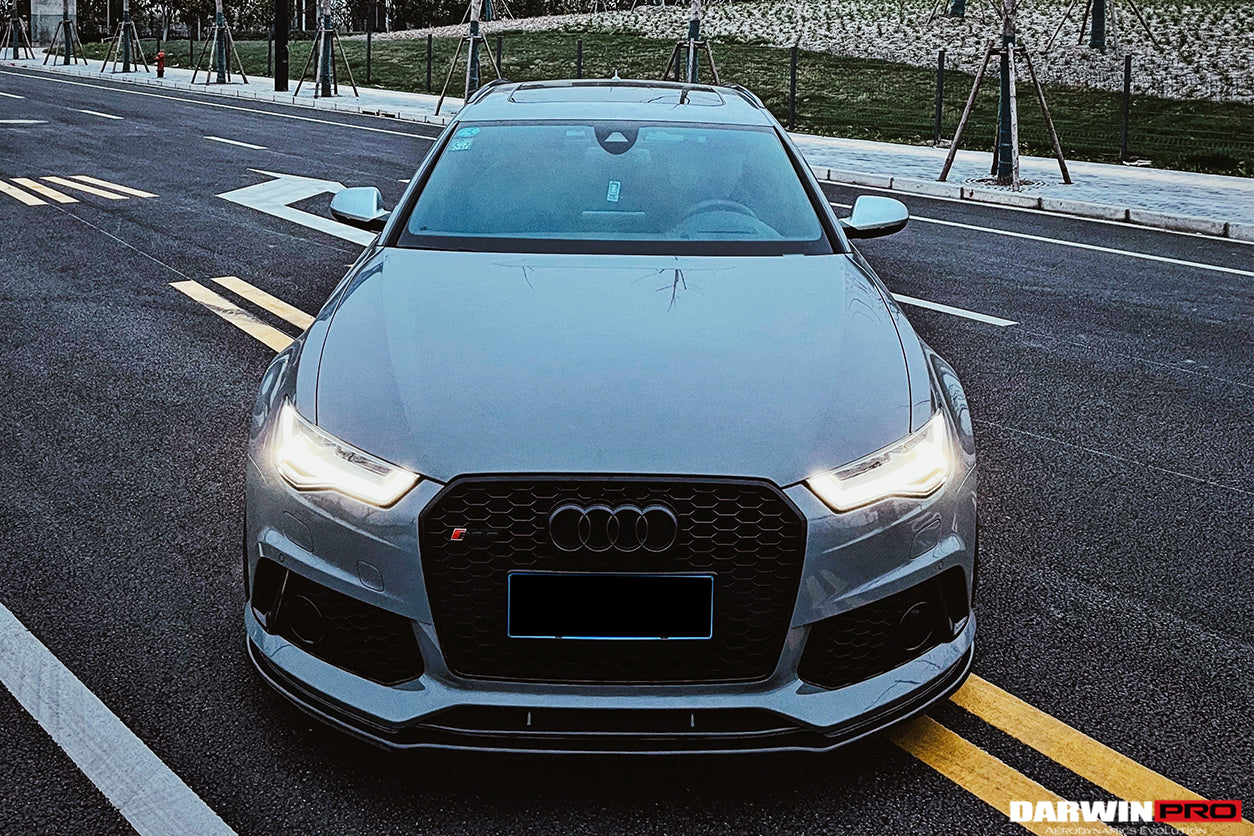 DarwinPRO 2013-2018 Audi RS6 Avant Carbon Fiber Carbon Fiber Front Lip