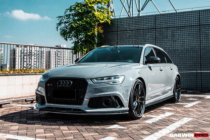 DarwinPRO 2013-2018 Audi RS6 Avant Carbon Fiber Carbon Fiber Front Lip