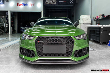 DarwinPRO 2013-2018 Audi RS6 Avant Carbon Fiber Carbon Fiber Front Lip