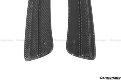 Divisor de tapa trasera de fibra de carbono estilo MN para Audi RS6 Avant Carbonado 2013-2018