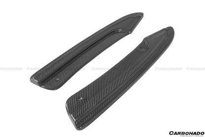 Divisor de tapa trasera de fibra de carbono estilo MN para Audi RS6 Avant Carbonado 2013-2018