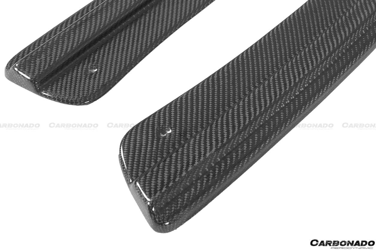 Divisor de tapa trasera de fibra de carbono estilo MN para Audi RS6 Avant Carbonado 2013-2018