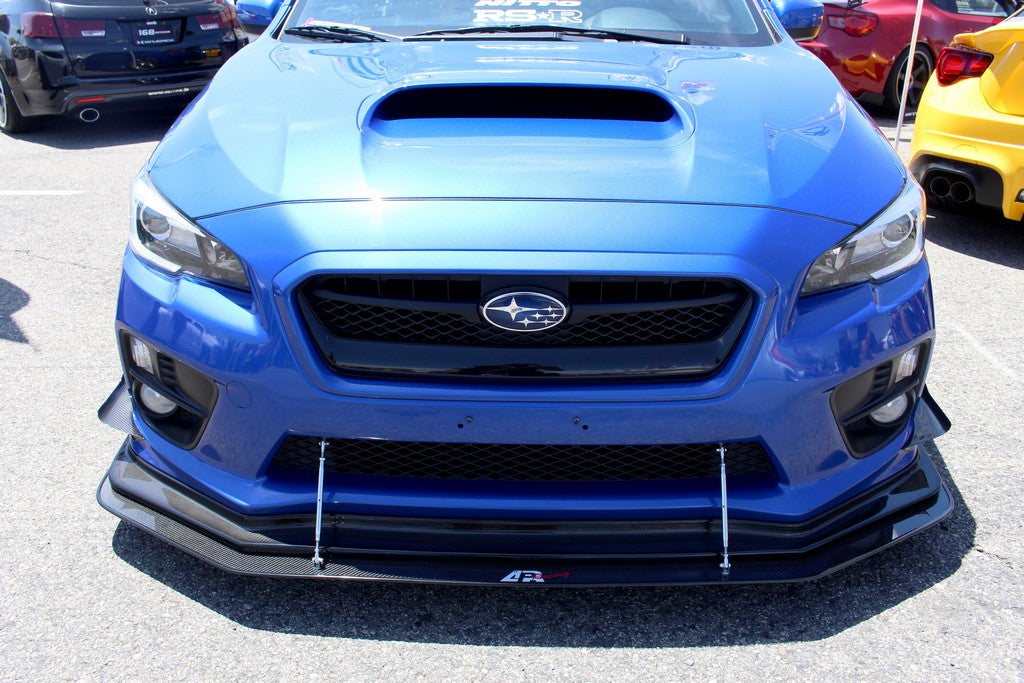 Divisor de viento de fibra de carbono APR con varillas (Subaru WRX/STI 2015-2017 con borde de rendimiento APR)