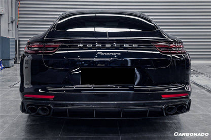 Carbonado 2017-2023 Porsche Panamera 971 4S    4    GTS OD Style Carbon Fiber Rear Lip
