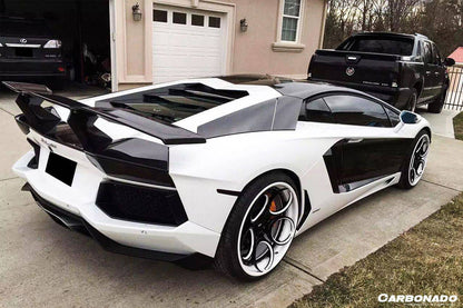 Carbonado 2011-2022 Lamborghini Aventador LP700 LP750 LP740 LP720 LP780 Coupe  Roadster DC Style Carbon Fiber Trunck Spolier