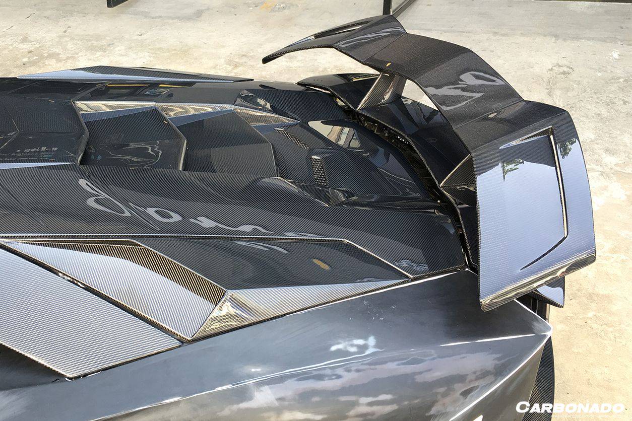 Carbonado 2011-2022 Lamborghini Aventador LP700 LP750 LP740 LP720 LP780 Coupe  Roadster DC Style Carbon Fiber Trunck Spolier