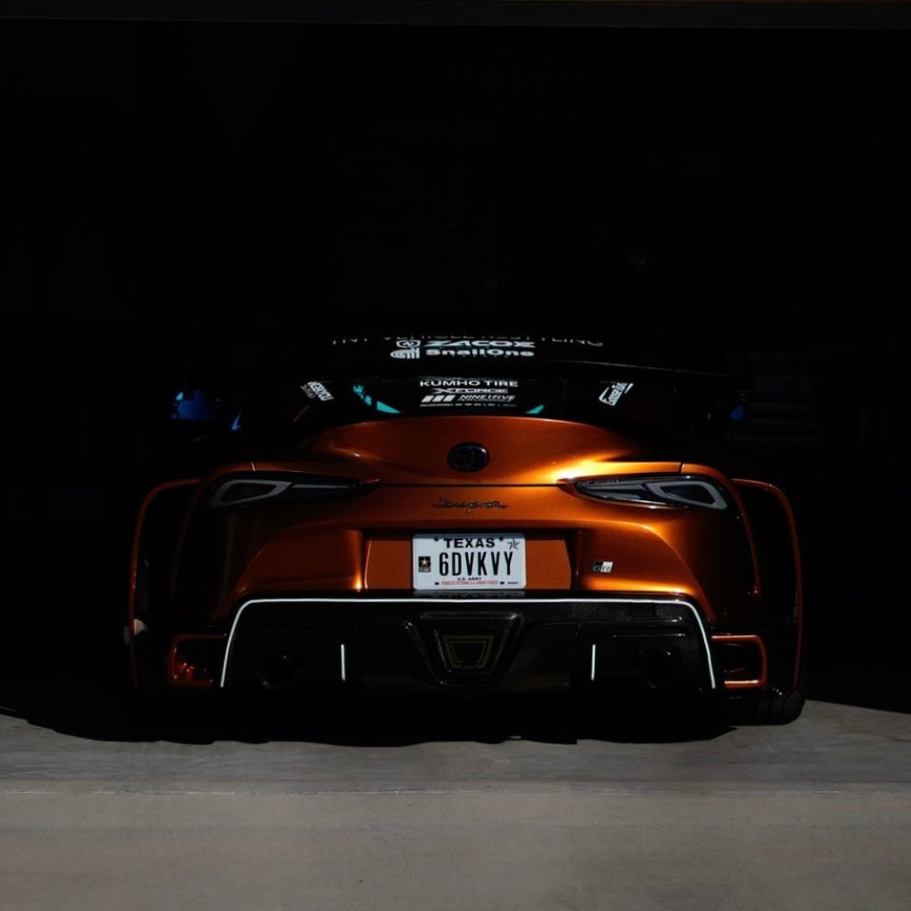 Lente de luz trasera transparente OEM+ Designs para GR Supra (A90/91)