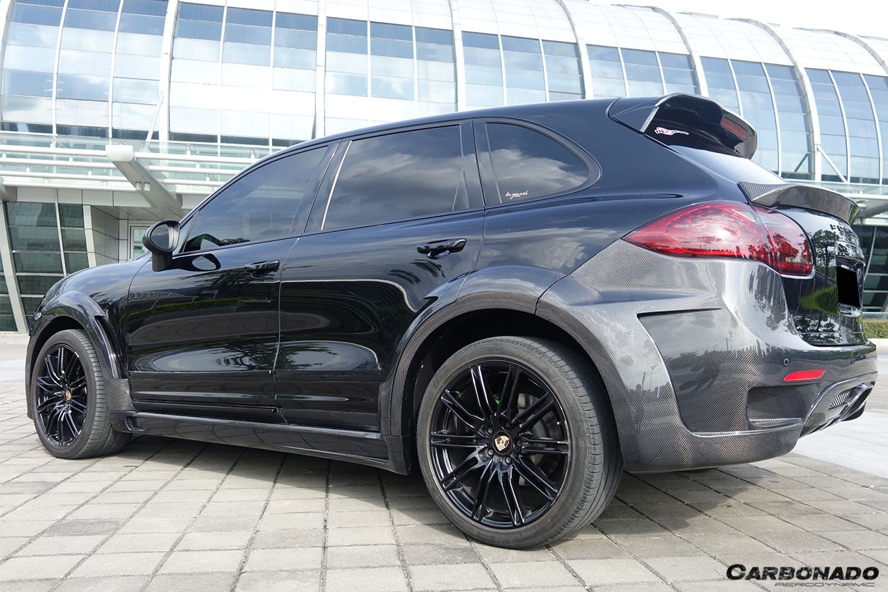 Carbonado 2011-2014 Porsche Cayenne 958.1 HM Style Full Wide Body Kit