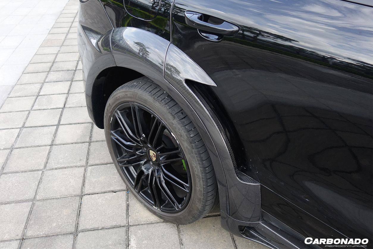 Carbonado 2011-2014 Porsche Cayenne 958.1 HM Style Full Wide Body Kit