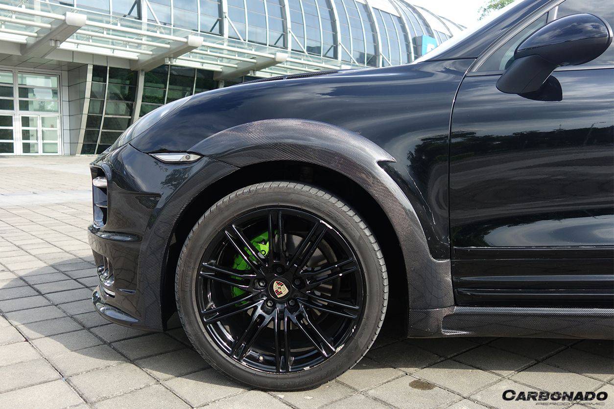 Carbonado 2011-2014 Porsche Cayenne 958.1 HM Style Full Wide Body Kit