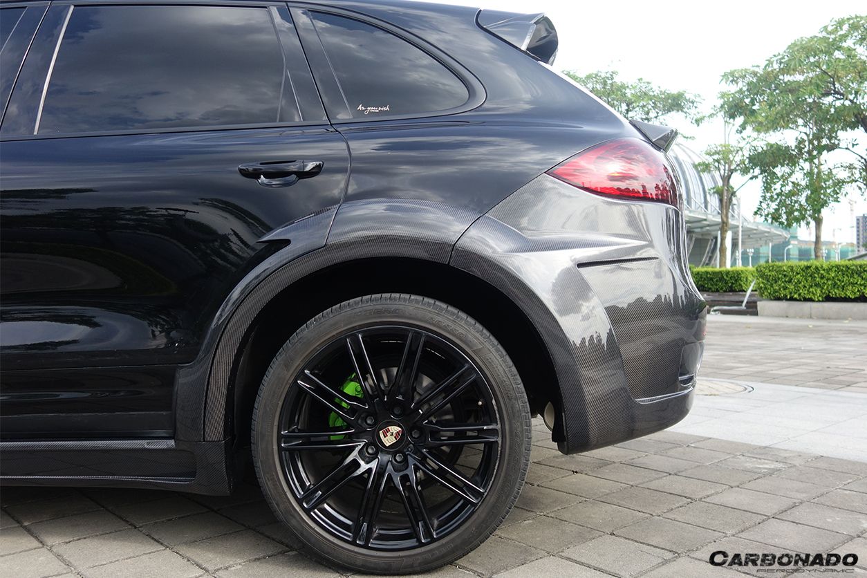 Carbonado 2011-2014 Porsche Cayenne 958.1 HM Style Full Wide Body Kit