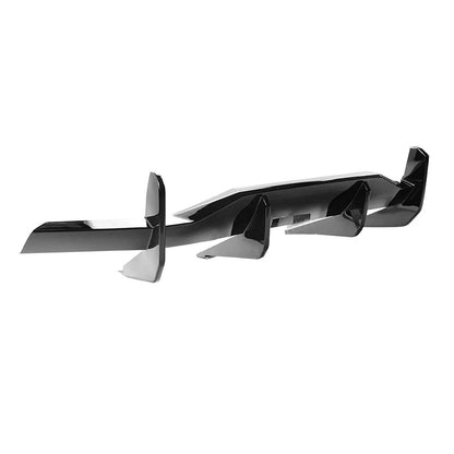 K2 Industries 2020-2025 Chevy Corvette C8 Gloss Black Rear Bumper Diffuser ABS