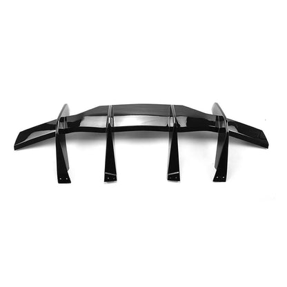 K2 Industries 2020-2025 Chevy Corvette C8 Gloss Black Rear Bumper Diffuser ABS