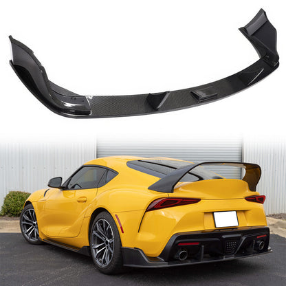 K2 Industries 2020-2025 Toyota GR Supra MZ Spped Rear Bumper Lip Gloss Carbon Fiber