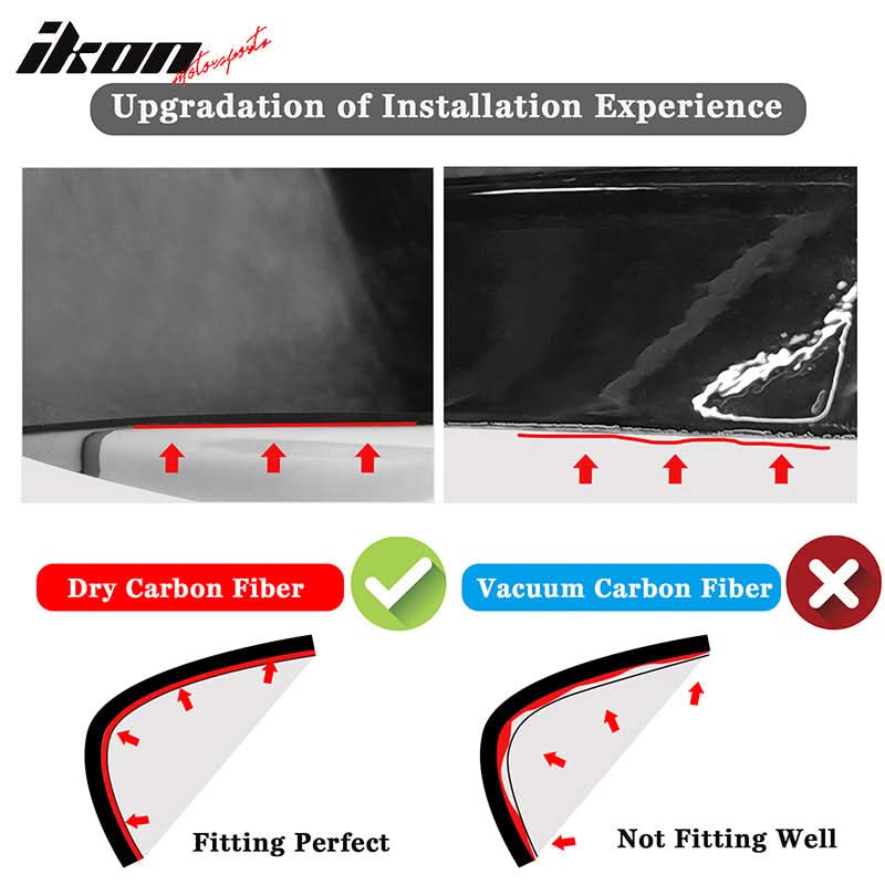 2020-2025 Toyota GR Supra A90 Side Fender Vents Gloss Dry Carbon Fiber