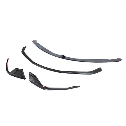 K2 Industries 2020-2025 Toyota GR Supra MZ Speed Front Bumper Lip Gloss Carbon Fiber
