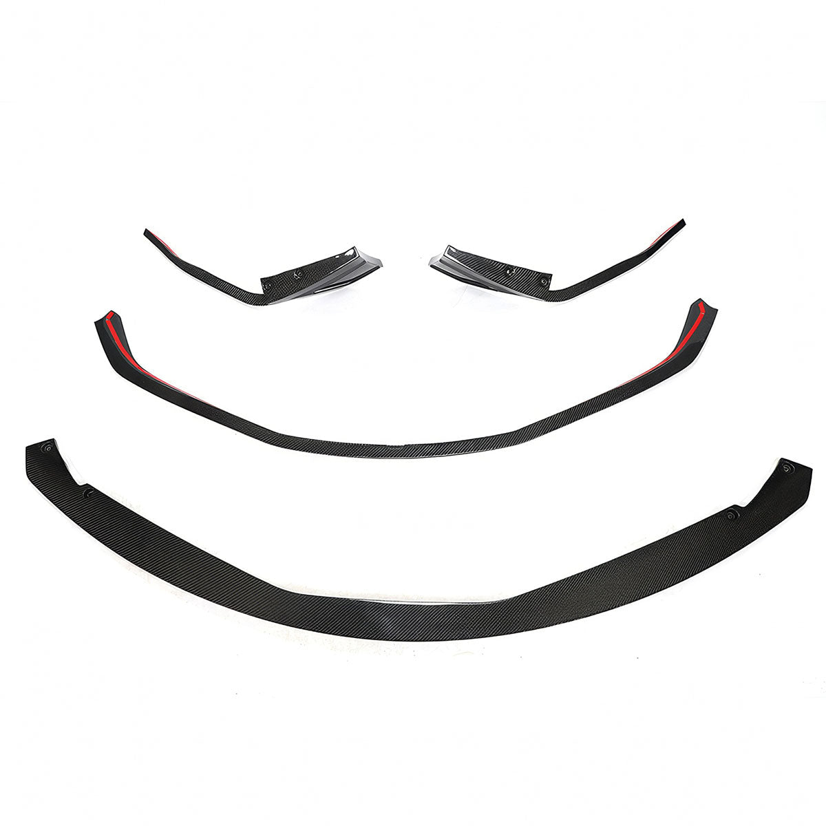 K2 Industries 2020-2025 Toyota GR Supra MZ Speed Front Bumper Lip Gloss Carbon Fiber
