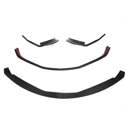 K2 Industries 2020-2025 Toyota GR Supra MZ Speed Front Bumper Lip Gloss Carbon Fiber