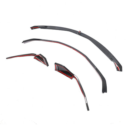 K2 Industries 2020-2025 Toyota GR Supra MZ Speed Front Bumper Lip Gloss Carbon Fiber