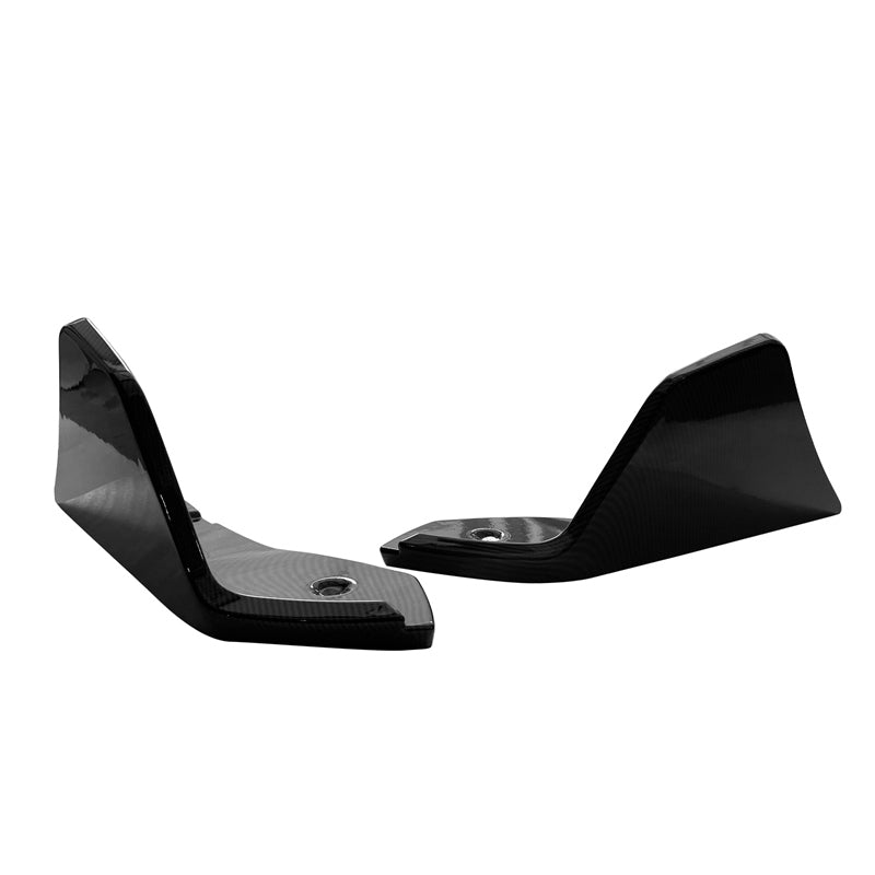 K2 Industries 2020-2025 Toyota GR Supra Rear Bumper Splitters AG Carbon Fiber Print