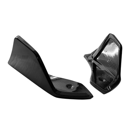 K2 Industries 2020-2025 Toyota GR Supra Rear Bumper Splitters AG Carbon Fiber Print