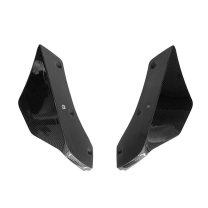 K2 Industries 2020-2025 Toyota GR Supra Rear Bumper Splitters AG Carbon Fiber Print