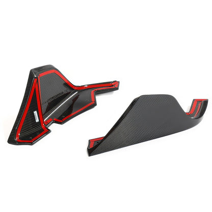 K2 Industries 2020-2025 Toyota GR Supra A90 AG Style Rear Aprons Gloss Carbon Fiber