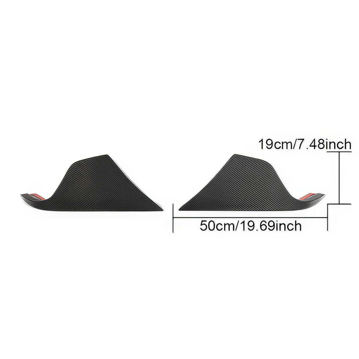 K2 Industries 2020-2025 Toyota GR Supra A90 AG Style Rear Aprons Gloss Carbon Fiber